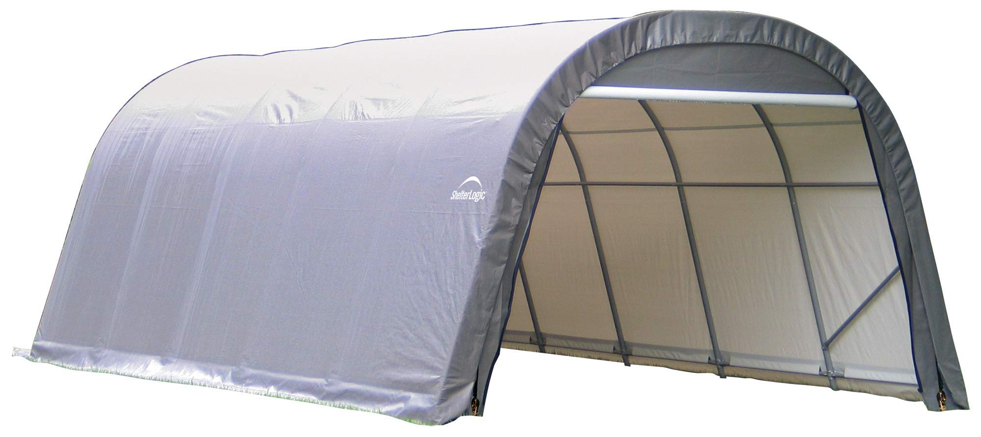 Amazon.com : ShelterLogic 71332 Grey 12'x20'x8' Round Style